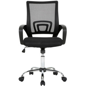 Cadeira P/escritorio Executive Cromada-119133-59655