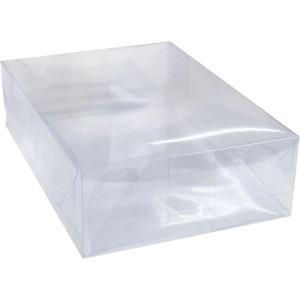 Caixa Para Presente Com Tampa Pvc Md 19x26x7,5cm