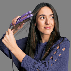 Escova De Cabelo Alisadora 2 Em 1 Liso E Ondas Bivolt 75w-119131-18471