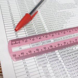 Regua De Poliestireno Guia De Leitura Rosa 15cm.-122121-93065