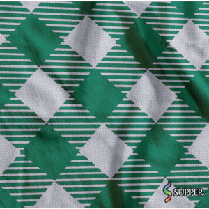 Tnt Estampado 1,40m 40g Xadrezao Branco/verde-119140-80300