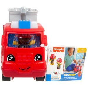 Fisher-price Entretenimento Lp Caminhao Bombeiro Som E Luz-121353-44719
