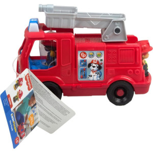 Fisher-price Entretenimento Lp Caminhao Bombeiro Som E Luz-121353-55936