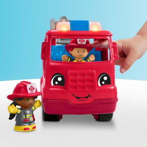 Fisher-price Entretenimento Lp Caminhao Bombeiro Som E Luz-121353-85109