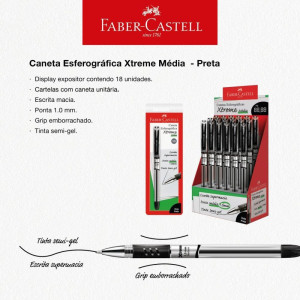 Caneta Esferografica Xtreme 0.7mm Preto-122483-87978