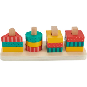 Fisher Price Wood Classificador De Formas 13pcs-121311-47070