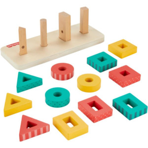 Fisher Price Wood Classificador De Formas 13pcs-121311-71005