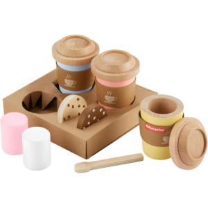 Fisher Price Wood Meu Primeiro Cj.capuccino 15pc-121305-56241