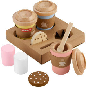 Fisher Price Wood Meu Primeiro Cj.capuccino 15pc-121305-59241