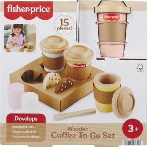 Fisher Price Wood Meu Primeiro Cj.capuccino 15pc-121305-96845