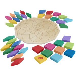 Fisher Price Wood Quebra- Cabeca Mandala 40pcs-121308-53426