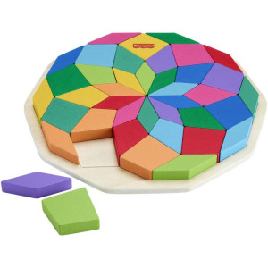 Fisher Price Wood Quebra- Cabeca Mandala 40pcs
