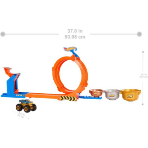 Hot Wheels Monster Trucks Loop Bigfoot Giros Extremos-121414-27855