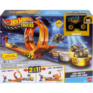 Hot Wheels Monster Trucks Loop Bigfoot Giros Extremos-121414-96648