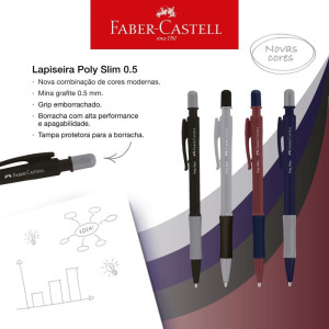 Lapiseira 0.5mm Poly Slim Office-122474-12917