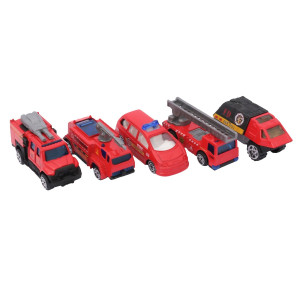 Kit Die-cast Zippy Com 5 Peças – Bombeiro