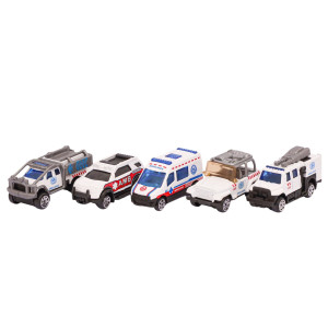 Kit Die-cast Zippy Com 5 Peças – Resgate