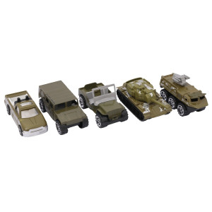 Kit Die-cast Zippy Com 5 Peças – Exército