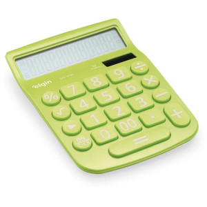 Calculadora De Mesa 12 Dig. Visor Mv4136 Verde