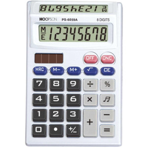 Calculadora De Mesa 8digitos Pilha Visor Duplo Cz