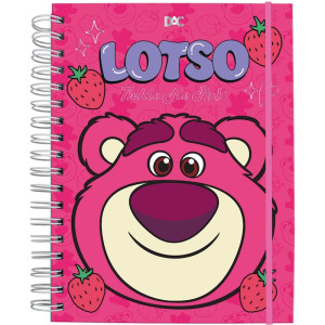 Caderno 10x1 Capa Dura Lotso Smart 80f.c/elastico