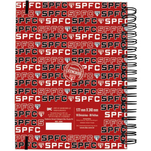 Caderno 10x1 Capa Dura Sao Paulo Smart Col. 80fls.-122205-39383