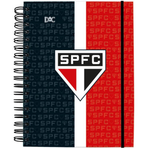 Caderno 10x1 Capa Dura Sao Paulo Smart Col. 80fls.