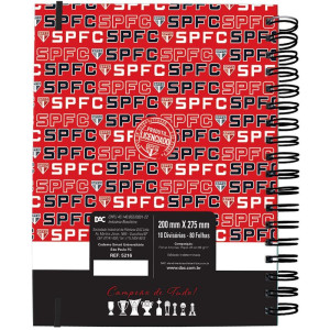 Caderno 10x1 Capa Dura Sao Paulo Smart Univ. 80fls.-122204-38453