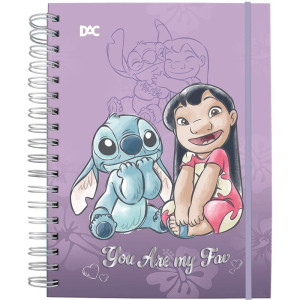 Caderno 10x1 Capa Dura Stitch Smart Univ.80fls