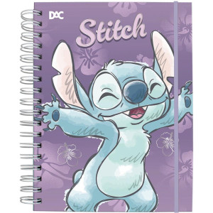 Caderno 10x1 Capa Dura Stitch Univ.80fls