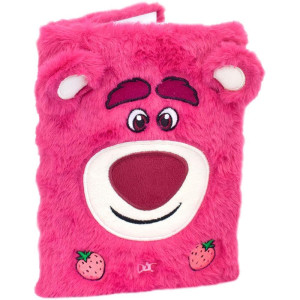 Caderno A5 Lotso C/pelucia 80fls 21x15cm