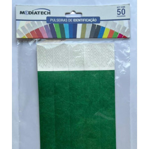 Pulseira Identificacao Tyvek Verde Bandeira-122180-13871