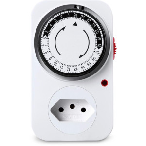 Timer Temporizador Analogico 10a 2p+t