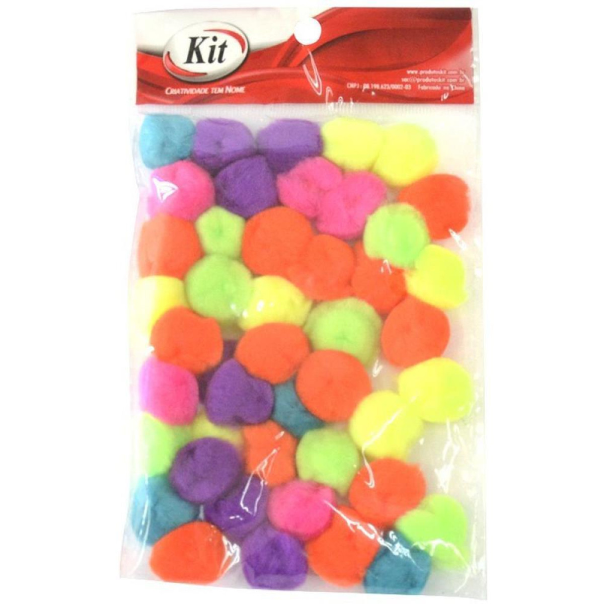 Aviamento Pompom Multicolor#3 20mm C/45un.-119195-84120