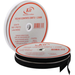 Aviamento Velcro 50mm Preto C/25mt-119190-41335