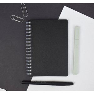 Caderneta Espiral Capa Dura Preto Espiral Smart Pp 80f.-122226-21357