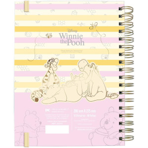 Caderno 01x1 Cp.dura Colegial Pooh Smart C/elastico 80f-122217-17417