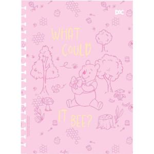 Caderno 01x1 Cp.dura Colegial Pooh Smart C/elastico 80f-122217-74355