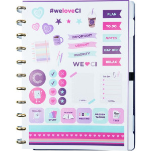 Caderno Inteligente Grande Intense Blue 80fls-122501-56997