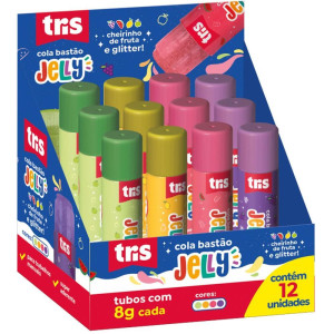 Cola Em Bastao Tris Jelly 8g.