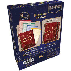 Fichario Colegial 1/4 Harry Potter+ 1 Estojo-122199-26571