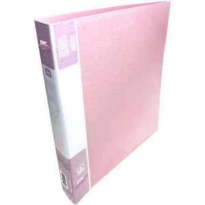 Fichario De Pp Rosa Breeze A4 C/4argolas