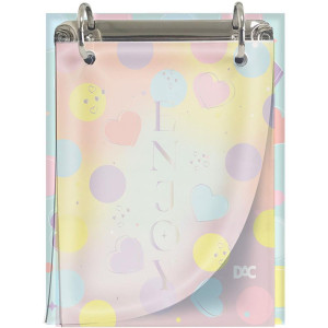 Fichario Mini Enjoy Vertical 2 Arg.80f