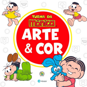 Livro Infantil Colorir Arte E Cor Turma Da Monica