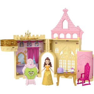 Boneca Disney Princesa Mini Castelo Da Bela