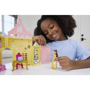 Boneca Disney Princesa Mini Castelo Da Bela-121260-61034