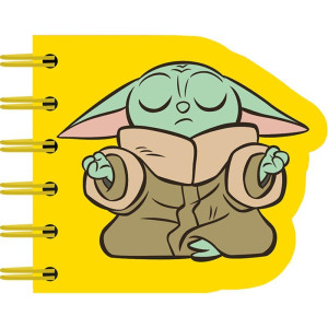 Caderneta Espiral Capa Dura Grogu Star Wars 60f Recortado-122527-13946