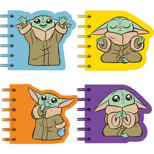 Caderneta Espiral Capa Dura Grogu Star Wars 60f Recortado