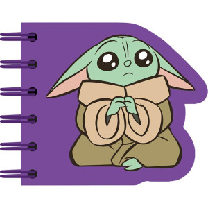 Caderneta Espiral Capa Dura Grogu Star Wars 60f Recortado-122527-70040