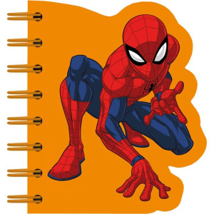 Caderneta Espiral Capa Dura Marvel Heroes 60f Recortado-122526-42315